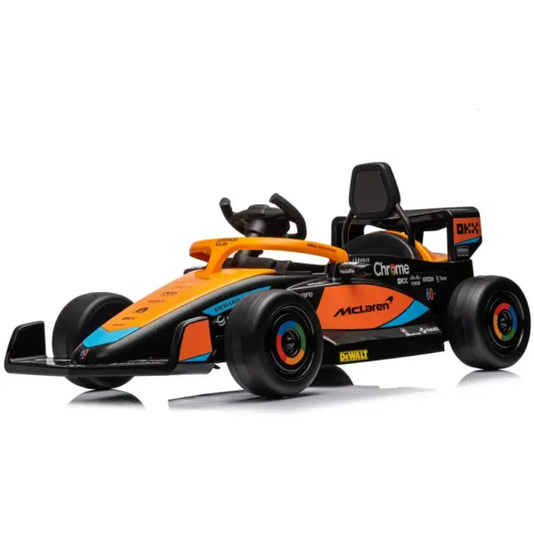 Elektriline lastekart Formula 1 McLaren Racing, 70W, 12V, ekoloogilisest nahast iste