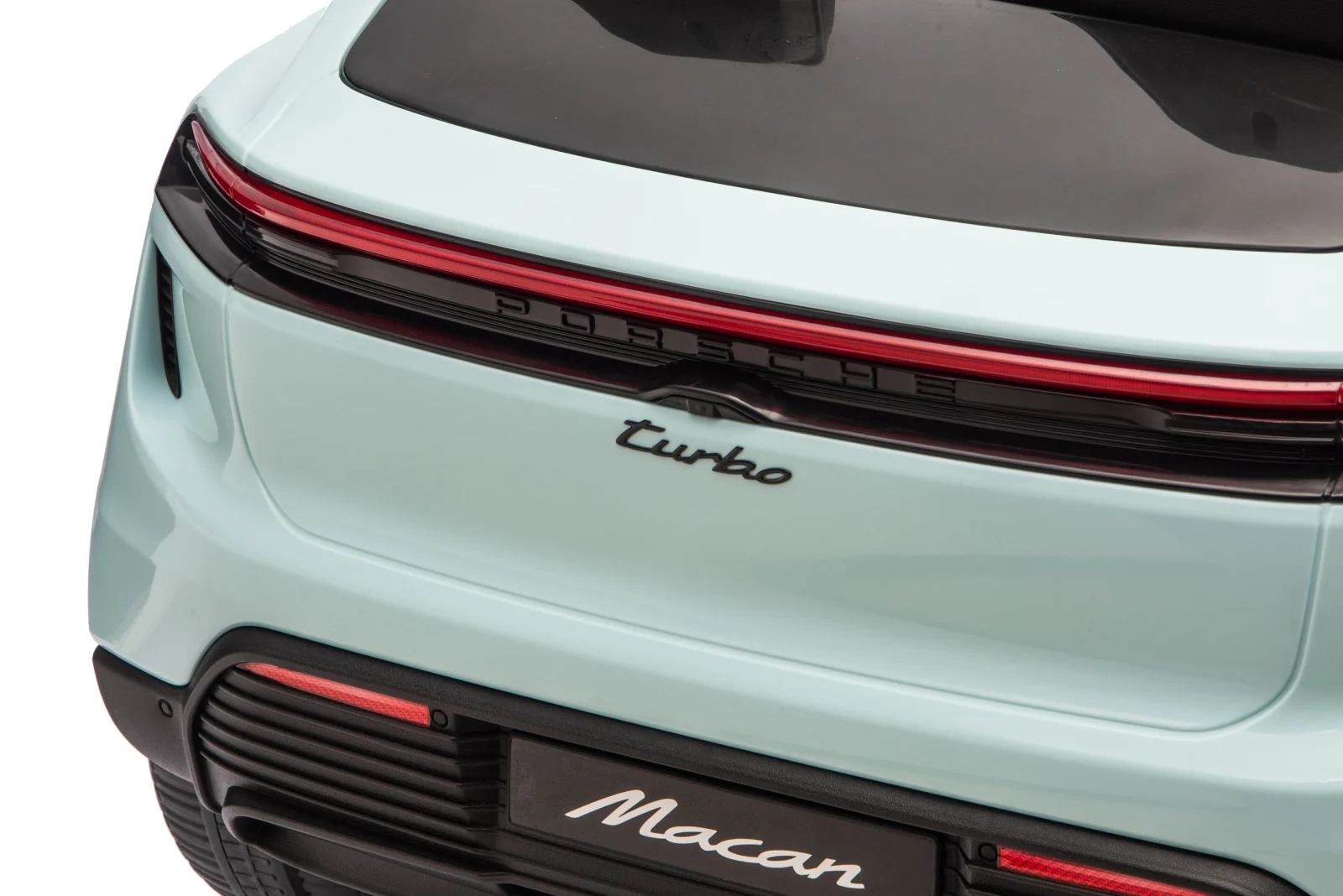 Porsche Macan elektriline lasteauto, 140W, 12V, EVA-rattad, ökonahkne iste, Premium, sinine - Pilt 5