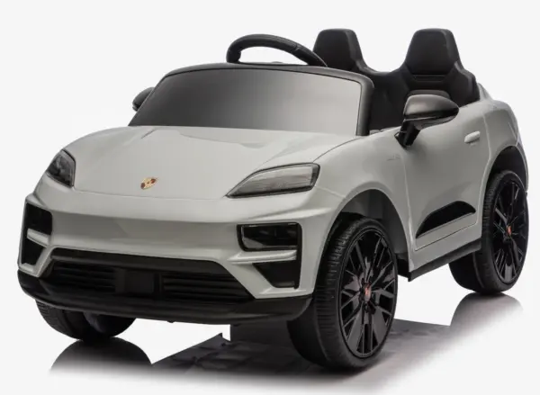 Porsche Macan elektriline lasteauto, 140W, 12V, EVA-rattad, ökonahkne iste, Premium, hall
