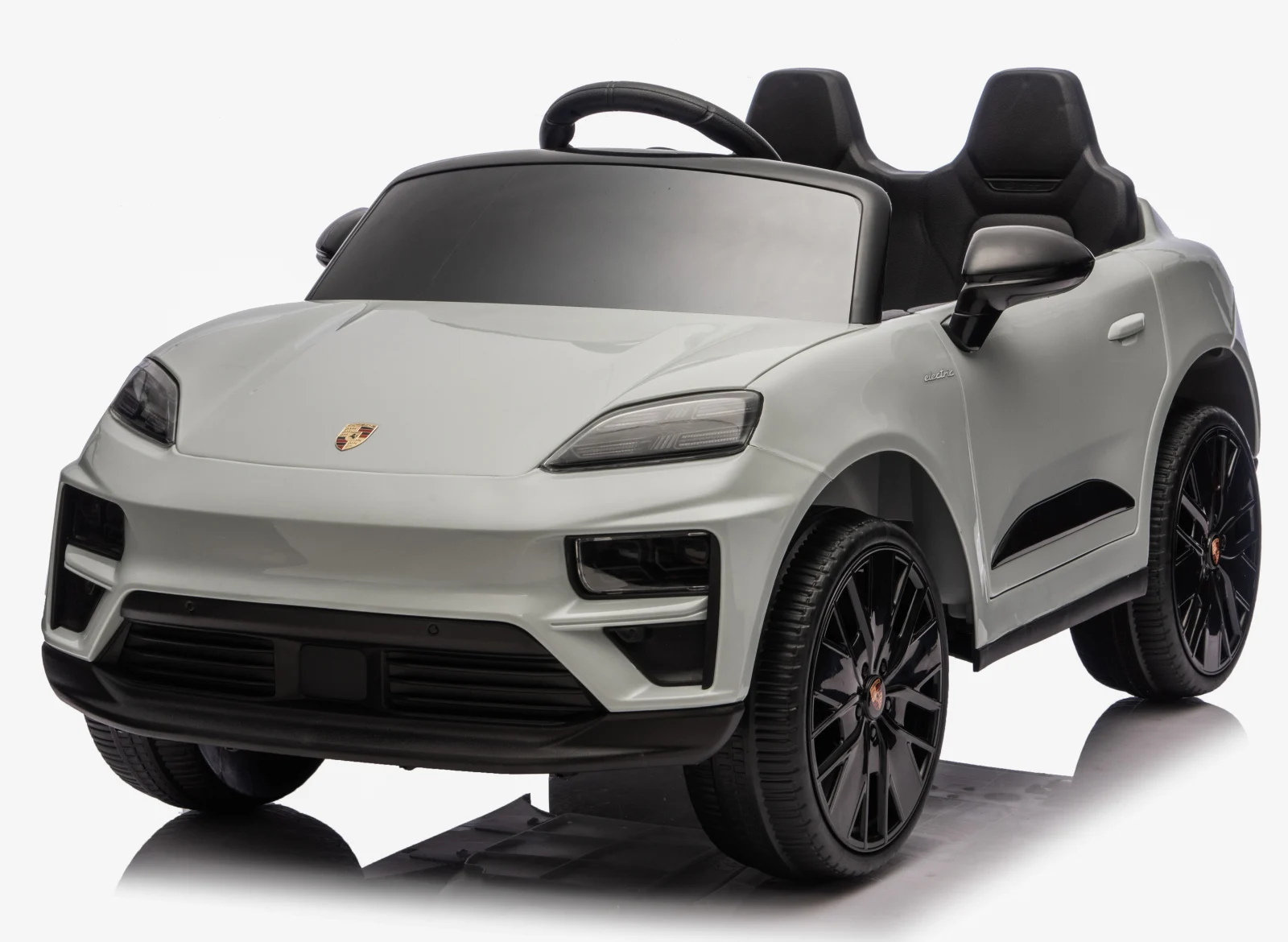 Porsche Macan elektriline lasteauto, 140W, 12V, EVA-rattad, ökonahkne iste, Premium, hall