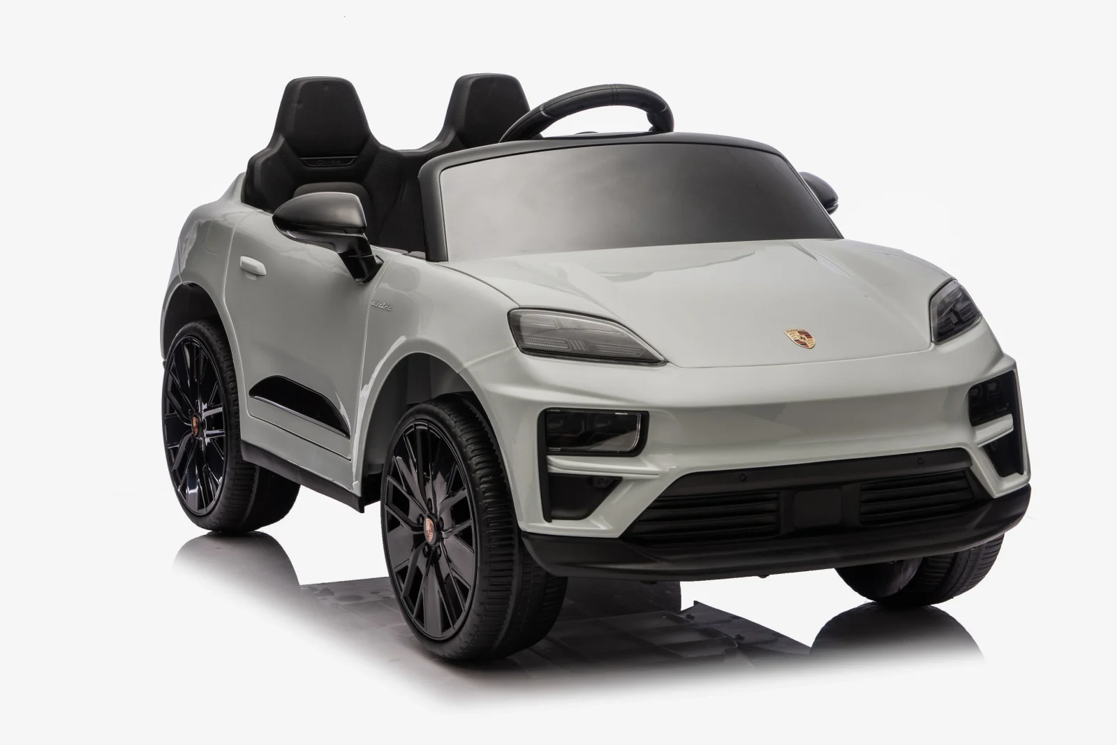Porsche Macan elektriline lasteauto, 140W, 12V, EVA-rattad, ökonahkne iste, Premium, hall - Pilt 2