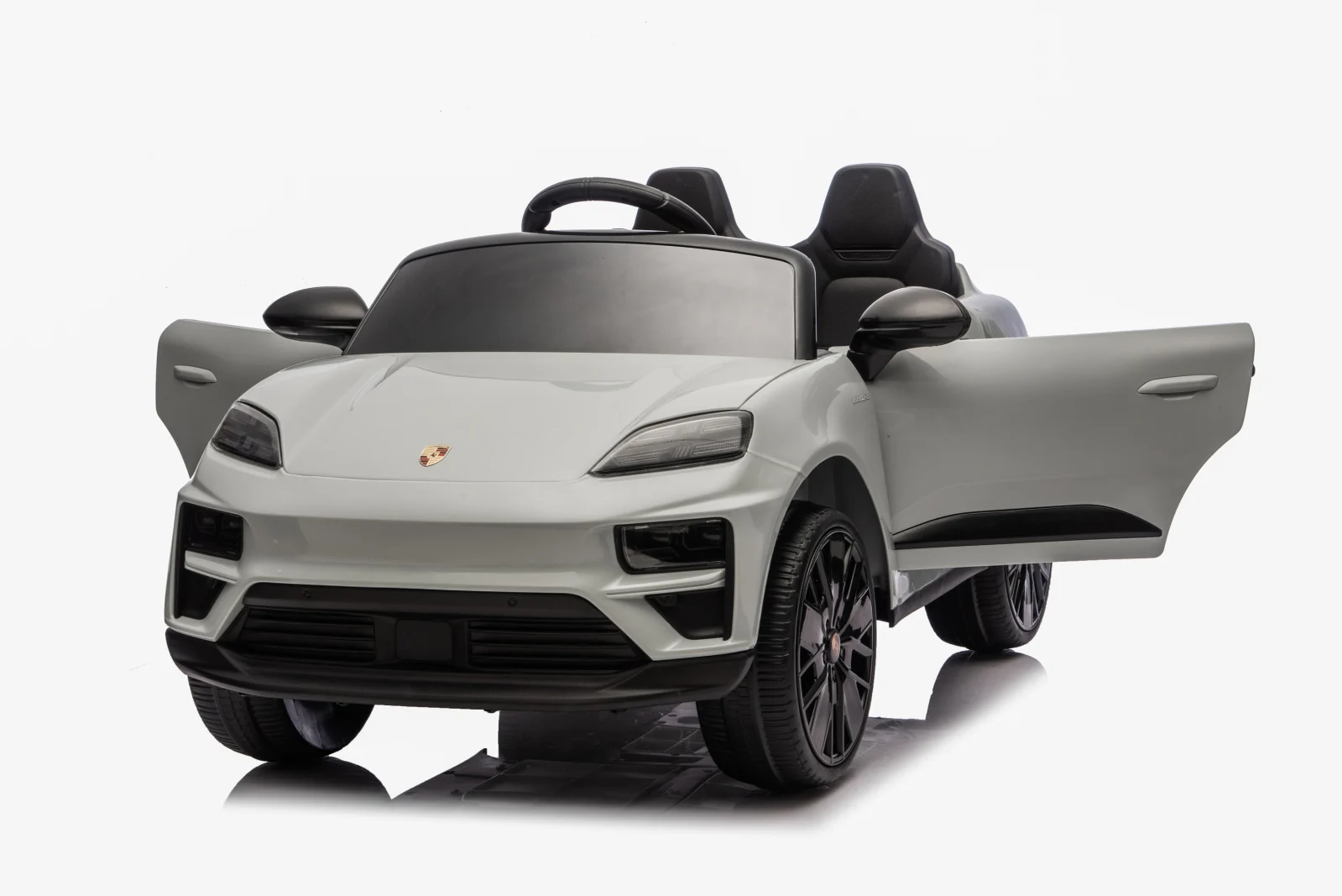 Porsche Macan elektriline lasteauto, 140W, 12V, EVA-rattad, ökonahkne iste, Premium, hall - Pilt 4