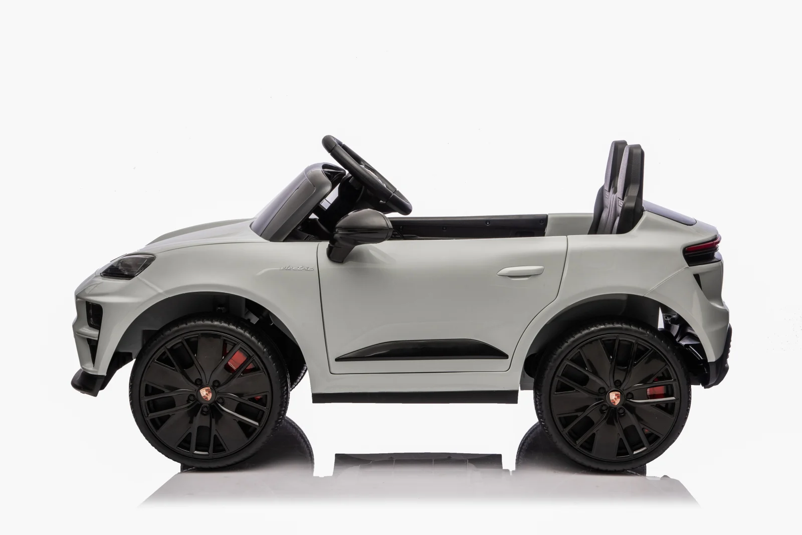 Porsche Macan elektriline lasteauto, 140W, 12V, EVA-rattad, ökonahkne iste, Premium, hall - Pilt 3