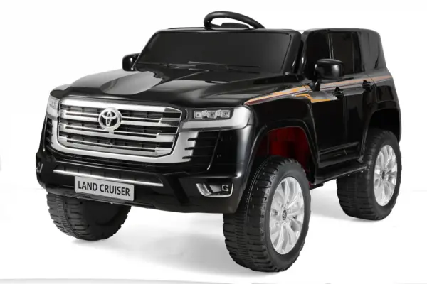 Litsentseeritud elektriline lasteauto Toyota Land Cruiser, 2 istekohta, 140W, 12V, PREMIUM, must