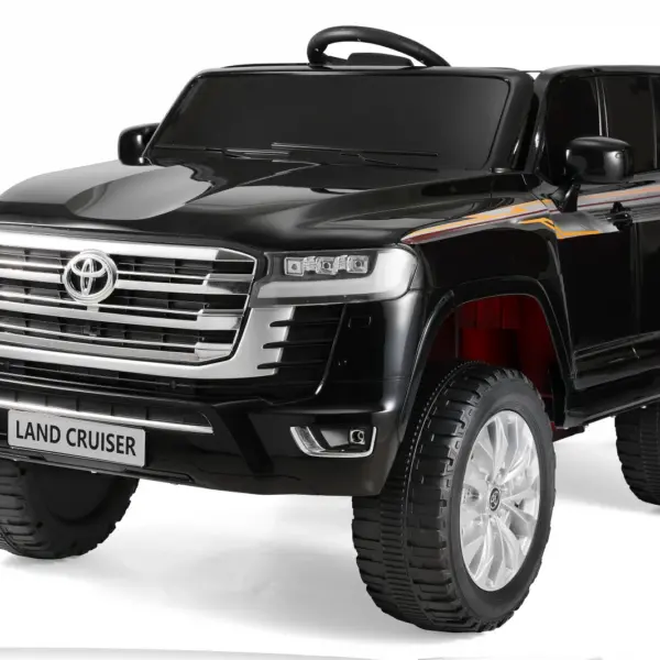 Litsentseeritud elektriline lasteauto Toyota Land Cruiser, 2 istekohta, 140W, 12V, PREMIUM, must
