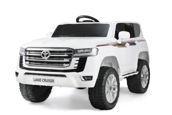 Litsentseeritud elektriline lasteauto Toyota Land Cruiser, 2 istekohta, 140W, 12V, PREMIUM, valge