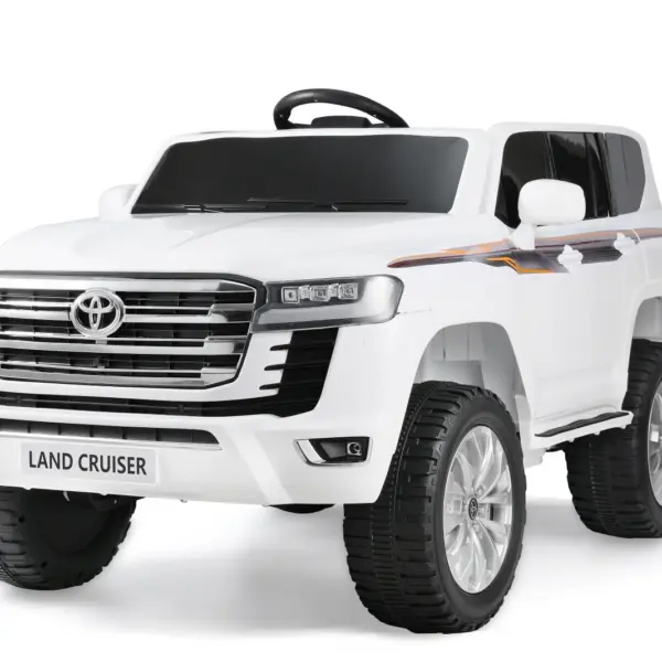 Litsentseeritud elektriline lasteauto Toyota Land Cruiser, 2 istekohta, 140W, 12V, PREMIUM, valge