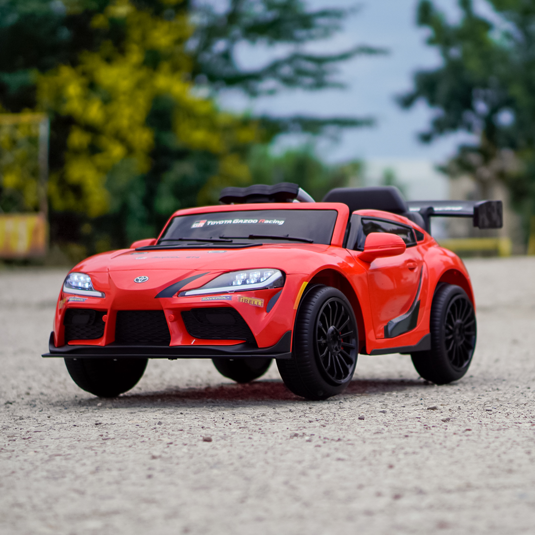 Toyota Supra GR elektriline lasteauto, 12V 90W, punane - Pilt 4