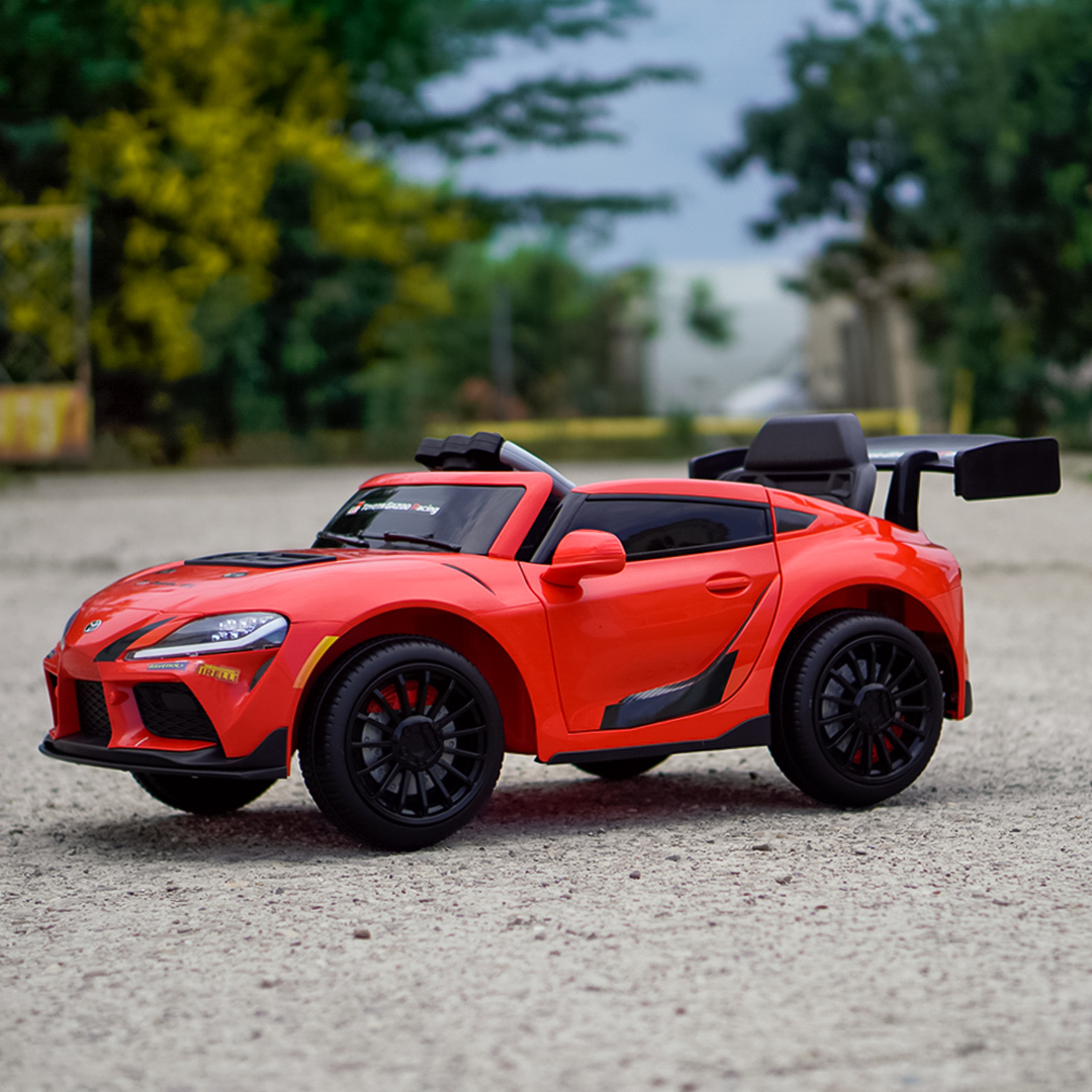 Toyota Supra GR elektriline lasteauto, 12V 90W, punane - Pilt 5