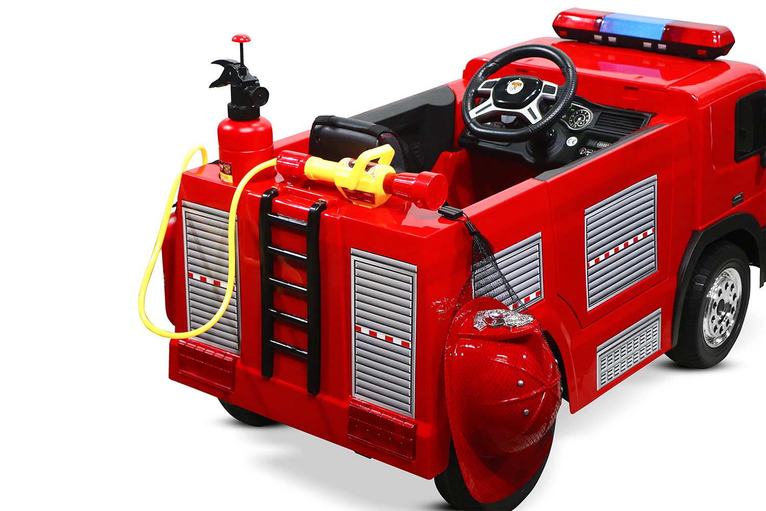 Elektriline laste tuletõrjeauto, vanuses 3-6 aastat, 90W, 12V, premium - Pilt 4
