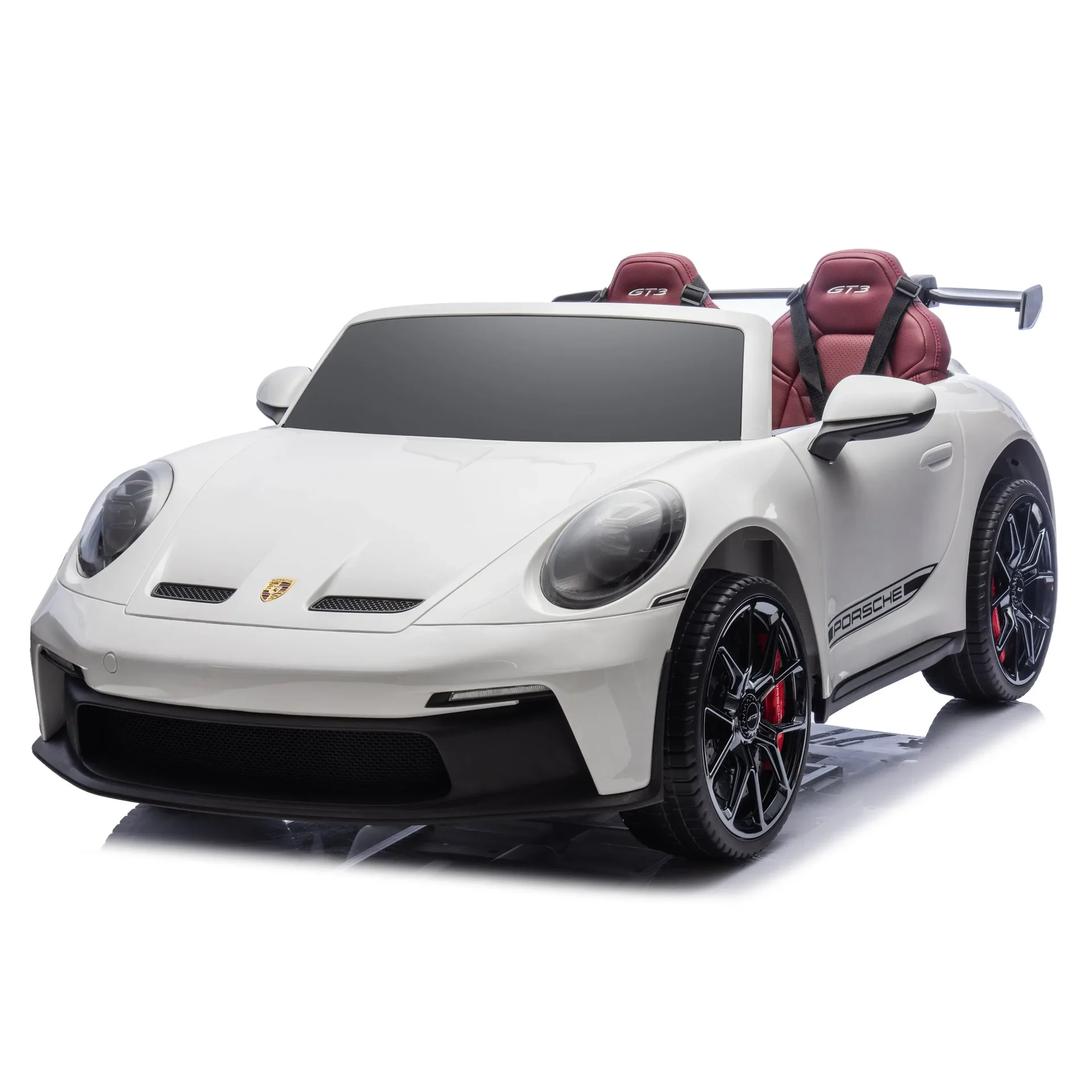Elektriline lasteauto Porsche 911 GT3 Premium 320W 24V 14Ah, 2-kohaline, valge