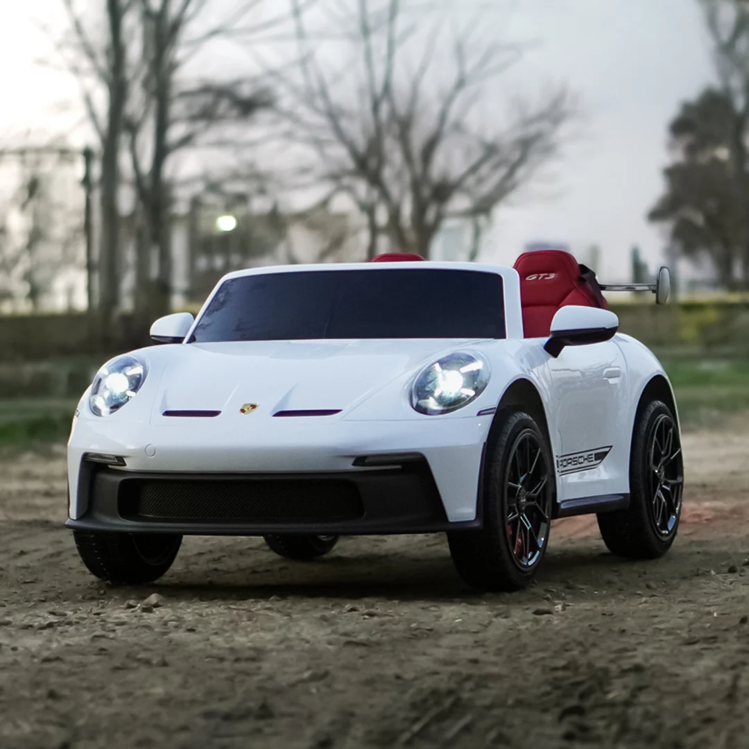 Elektriline lasteauto Porsche 911 GT3 Premium 320W 24V 14Ah, 2-kohaline, valge - Pilt 2