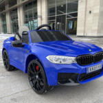Litsenseeritud elektriline lasteauto BMW M5 Competition, 90W, 12V-14Ah, EVA rattad, nahkiste, sinine
