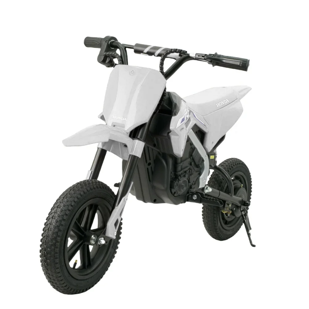Elektriline lastemotorratas vanuses 5-10 aastat, Honda CRF450, 250W, 24V, täispuhutavad rehvid, valge