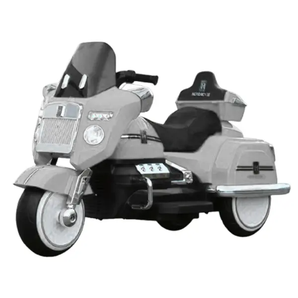Elektriline lastemootorratas Chopper Royce, 12V 80W, kaugjuhtimispuldi ja Bluetoothiga, valge