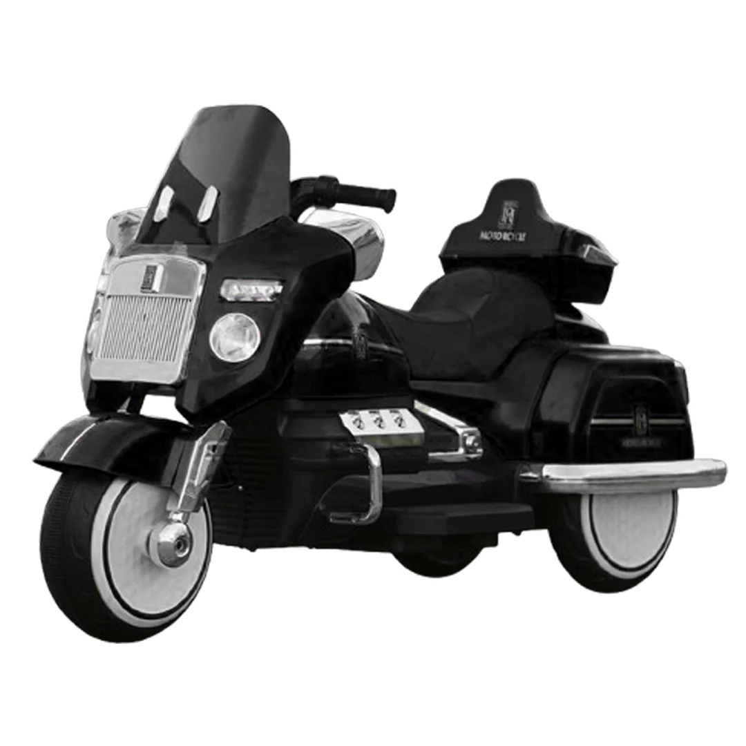 Elektriline lastemootorratas Chopper Royce, 12V 80W, kaugjuhtimispuldi ja Bluetoothiga, must