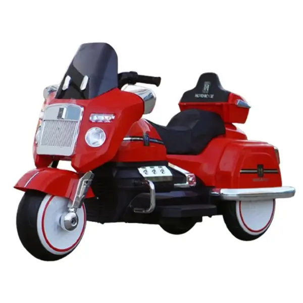 Elektriline lastemootorratas Chopper Royce, 12V 80W, kaugjuhtimispuldi ja Bluetoothiga, punane