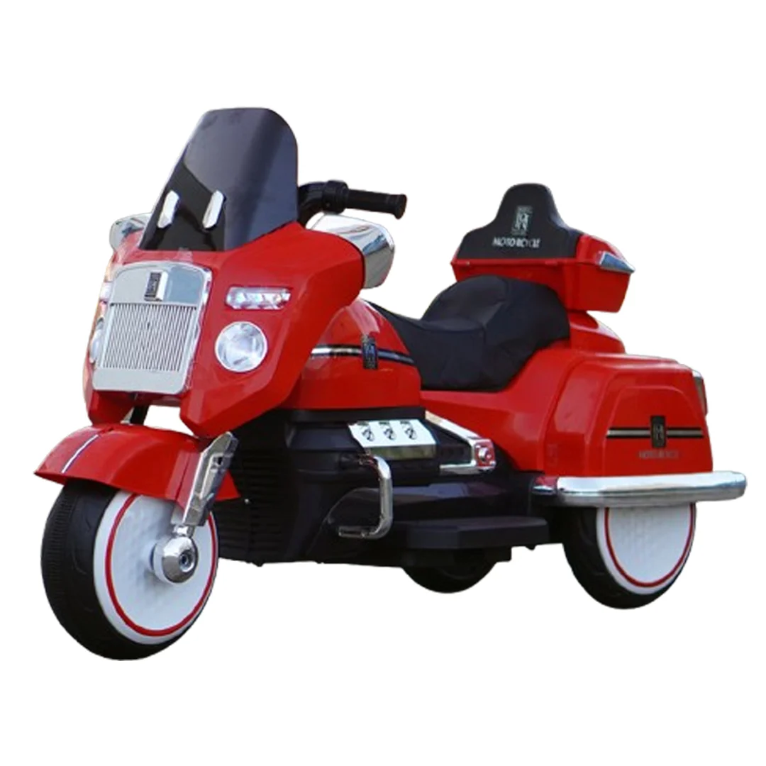 Elektriline lastemootorratas Chopper Royce, 12V 80W, kaugjuhtimispuldi ja Bluetoothiga, punane