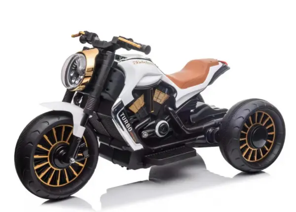 Elektriline laste mootorratas 3 rattaga, mudel SuperMoto, 70W, 12V, polsterdatud iste