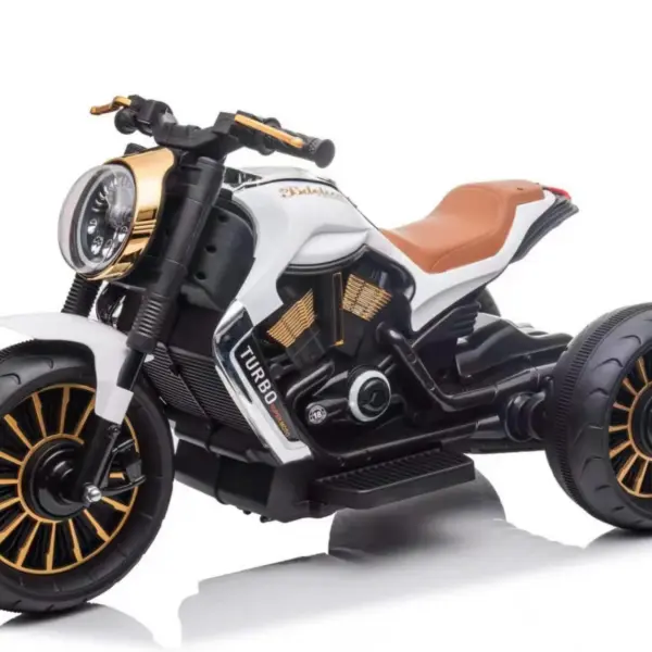 Elektriline laste mootorratas 3 rattaga, mudel SuperMoto, 70W, 12V, polsterdatud iste
