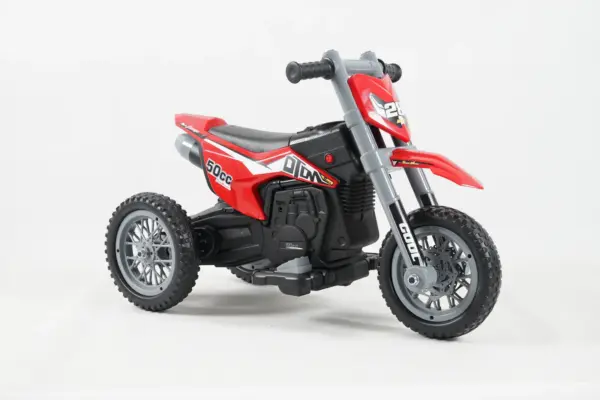 Elektriline lastemotorratas, enduro tüüp, 60W, 12V, punane
