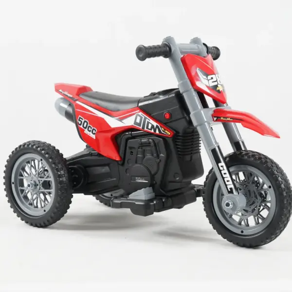 Elektriline lastemotorratas, enduro tüüp, 60W, 12V, punane