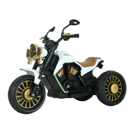 Jocker elektriline lastemotoroller 3 rattaga, kaugjuhtimispuldiga, 70W, premium varustus, valge