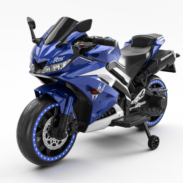 Elektriline lastemotorratas SuperBike TR15, PREMIUM, sinine