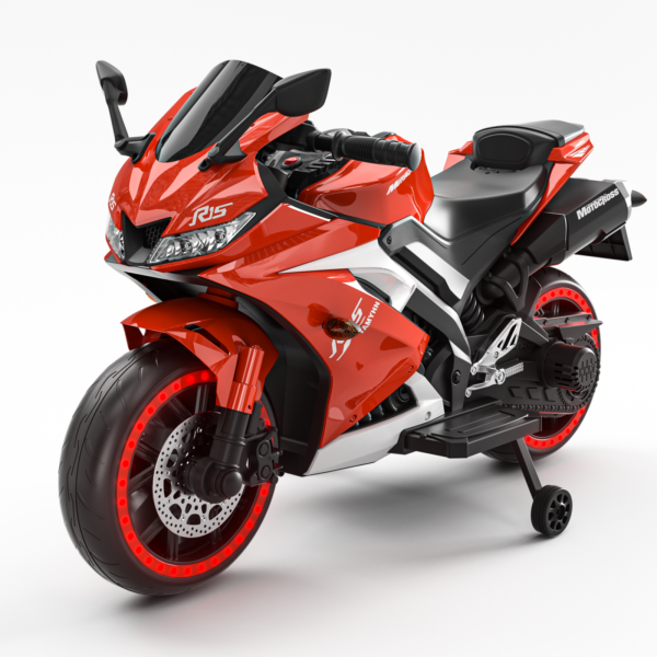 Elektriline lastemotorratas SuperBike TR15, PREMIUM, punane