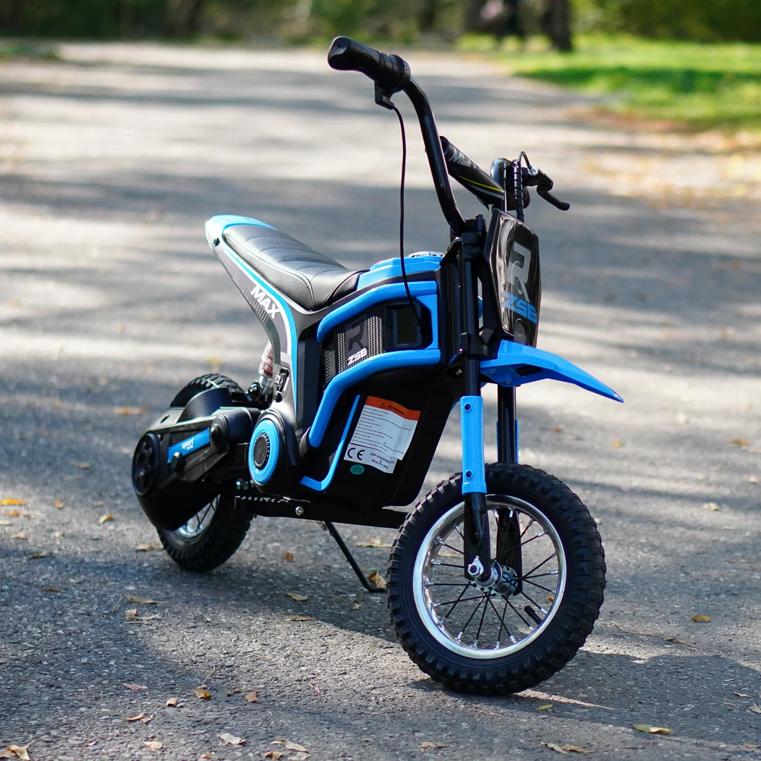 Elektriline laste mootorratas, enduro tüüpi, vanuses 5-10 aastat, 350W, 24V, sinine - Pilt 2