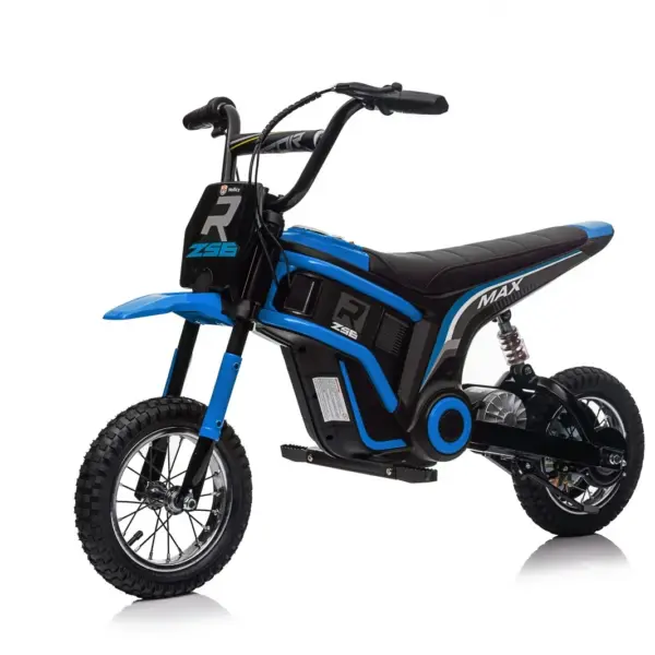Elektriline laste mootorratas, enduro tüüpi, vanuses 5-10 aastat, 350W, 24V, sinine