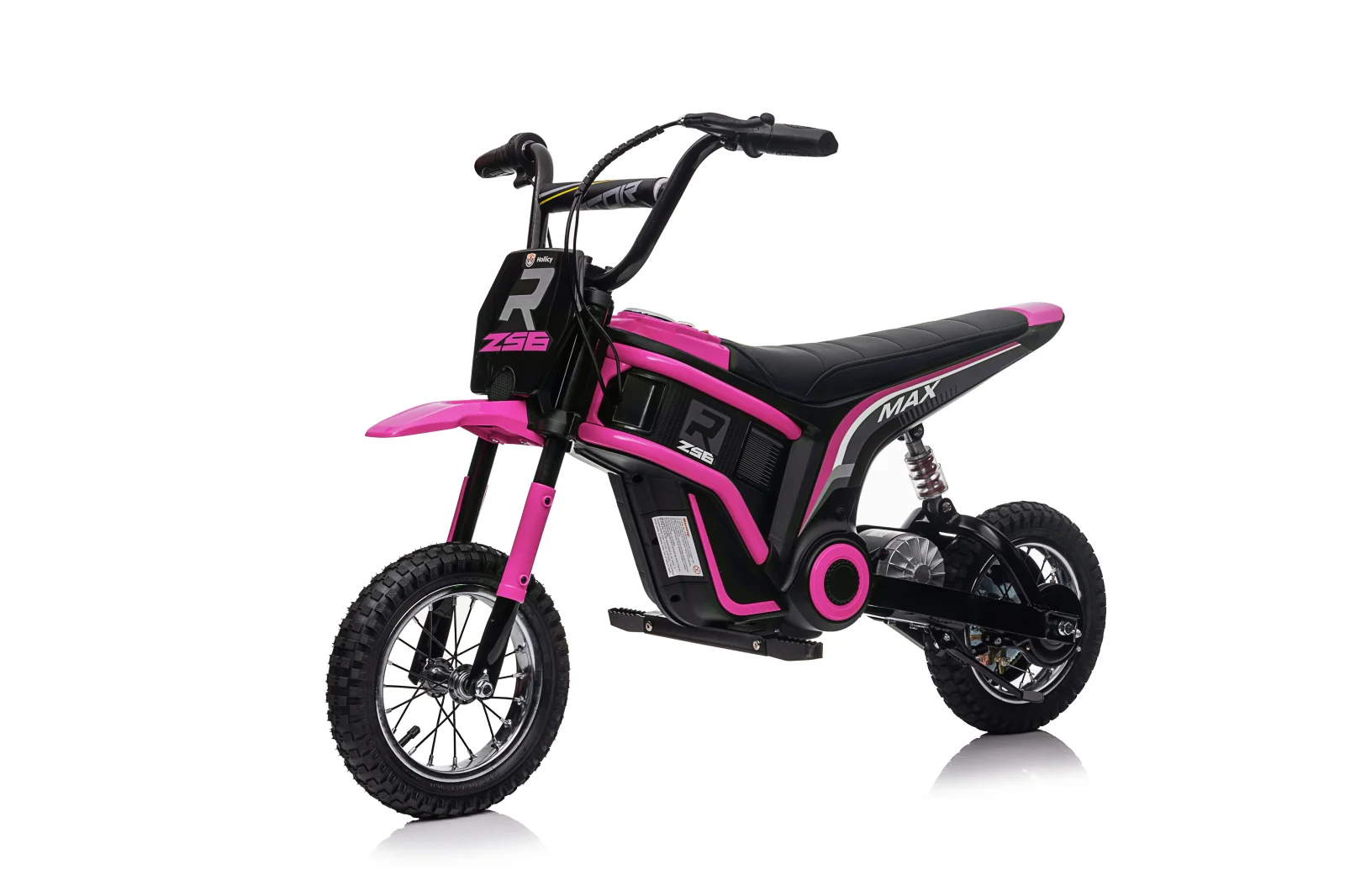 Elektriline laste mootorratas, enduro tüüpi, vanuses 5-10 aastat, 350W, 24V, roosa