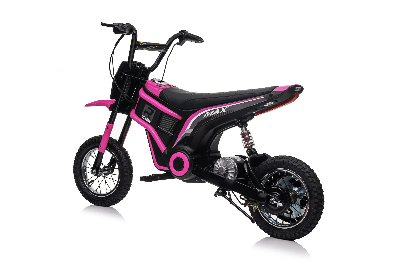 Elektriline laste mootorratas, enduro tüüpi, vanuses 5-10 aastat, 350W, 24V, roosa - Pilt 3