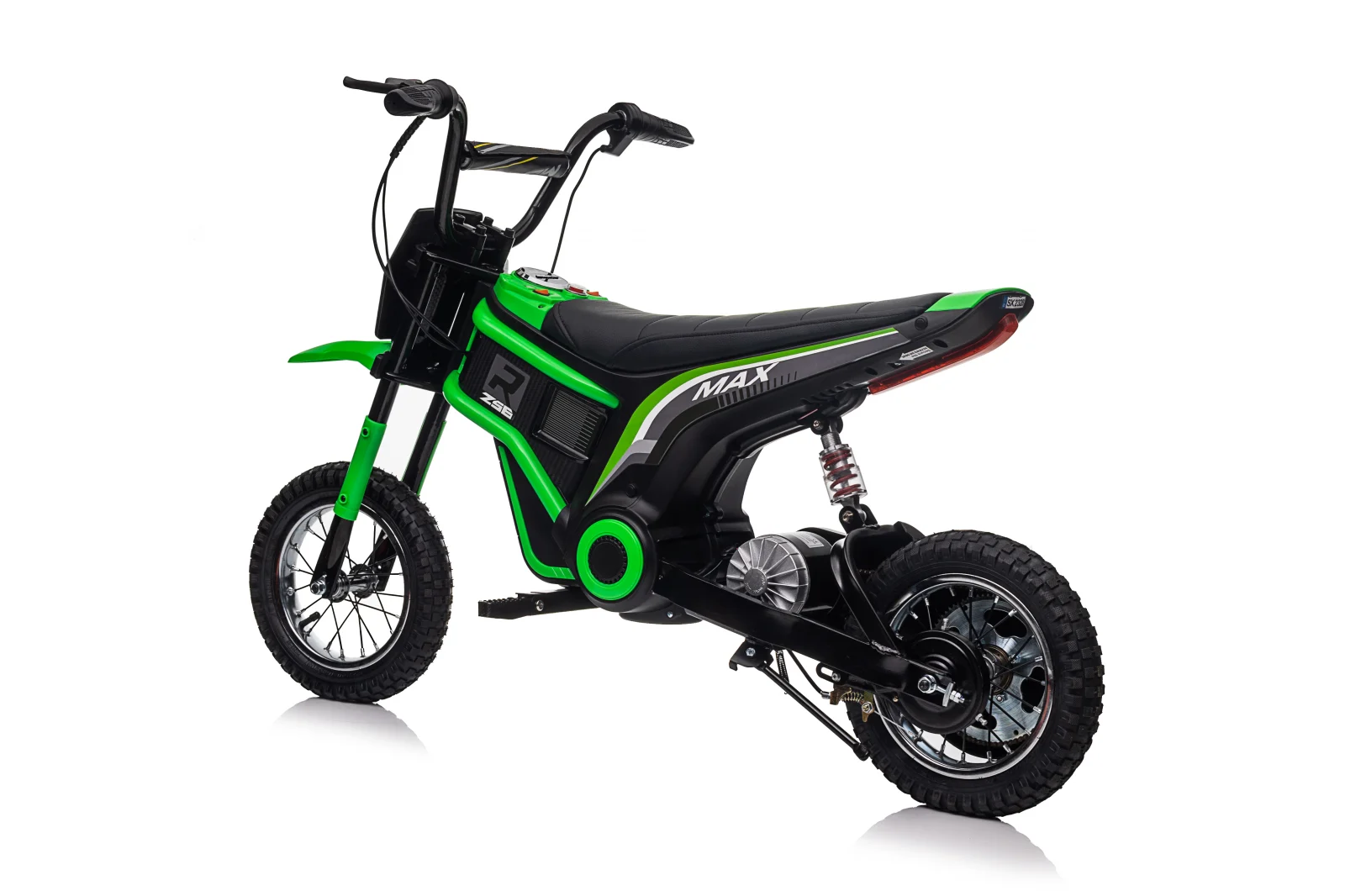 Elektriline laste mootorratas, enduro tüüpi, vanuses 5-10 aastat, 350W, 24V, roheline - Pilt 2