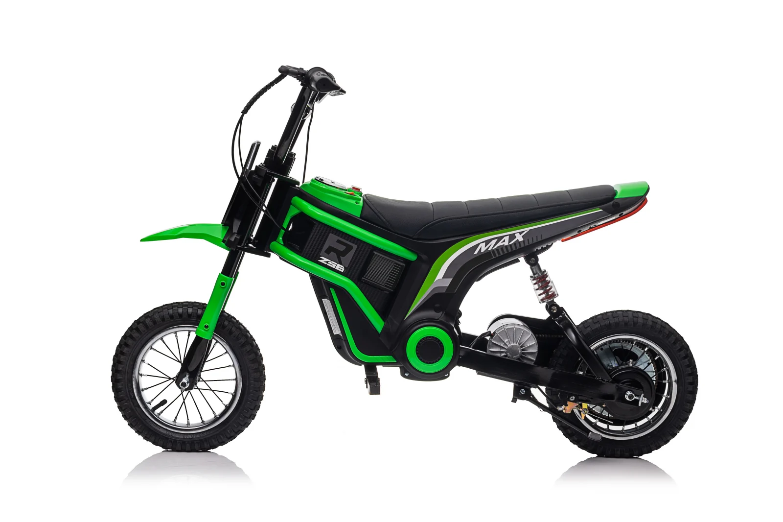 Elektriline laste mootorratas, enduro tüüpi, vanuses 5-10 aastat, 350W, 24V, roheline - Pilt 5