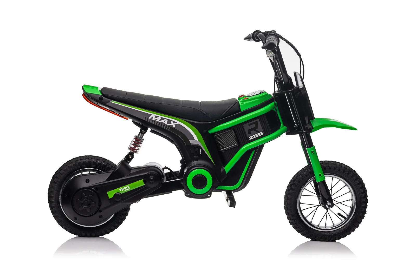 Elektriline laste mootorratas, enduro tüüpi, vanuses 5-10 aastat, 350W, 24V, roheline - Pilt 3
