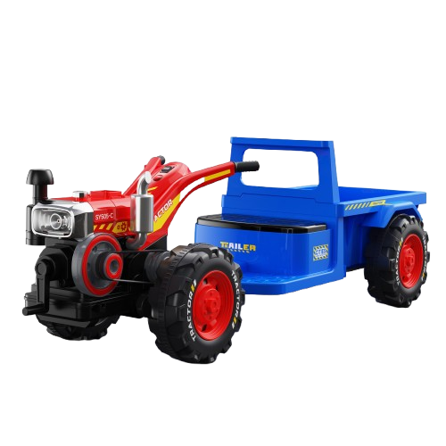 Elektriline lastetraktor, 70W 12V, vanemliku kontrolli puldiga, sinine