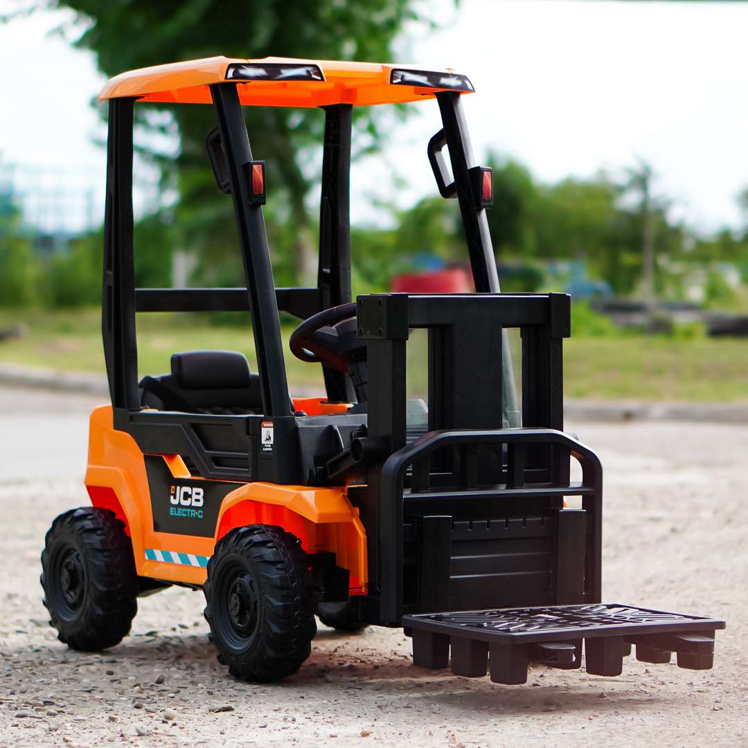 Litsentseeritud elektriline lastelaadur JCB, 70W, 12V - Pilt 2
