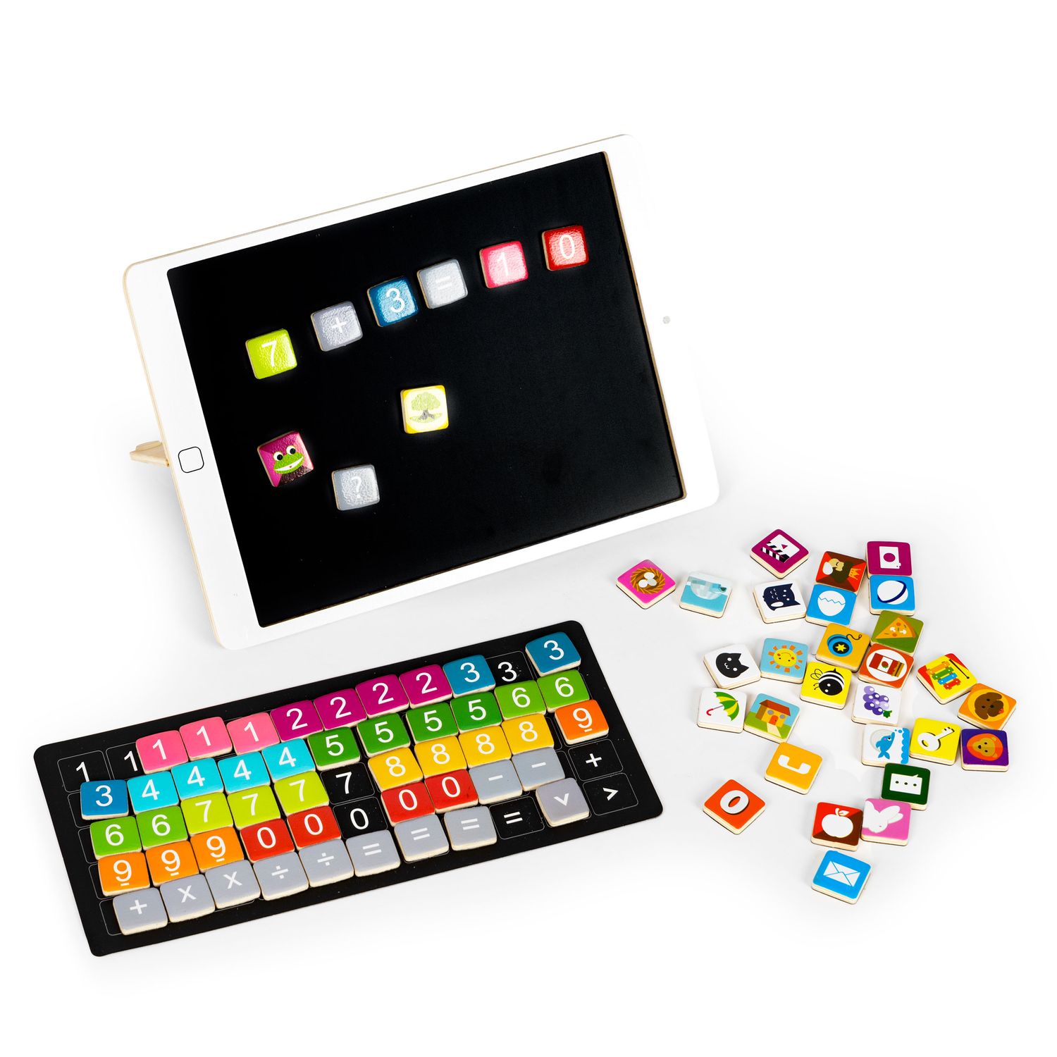 ECOTOYS puidust magnetiline õppetahvel-tablet lastele - Pilt 4