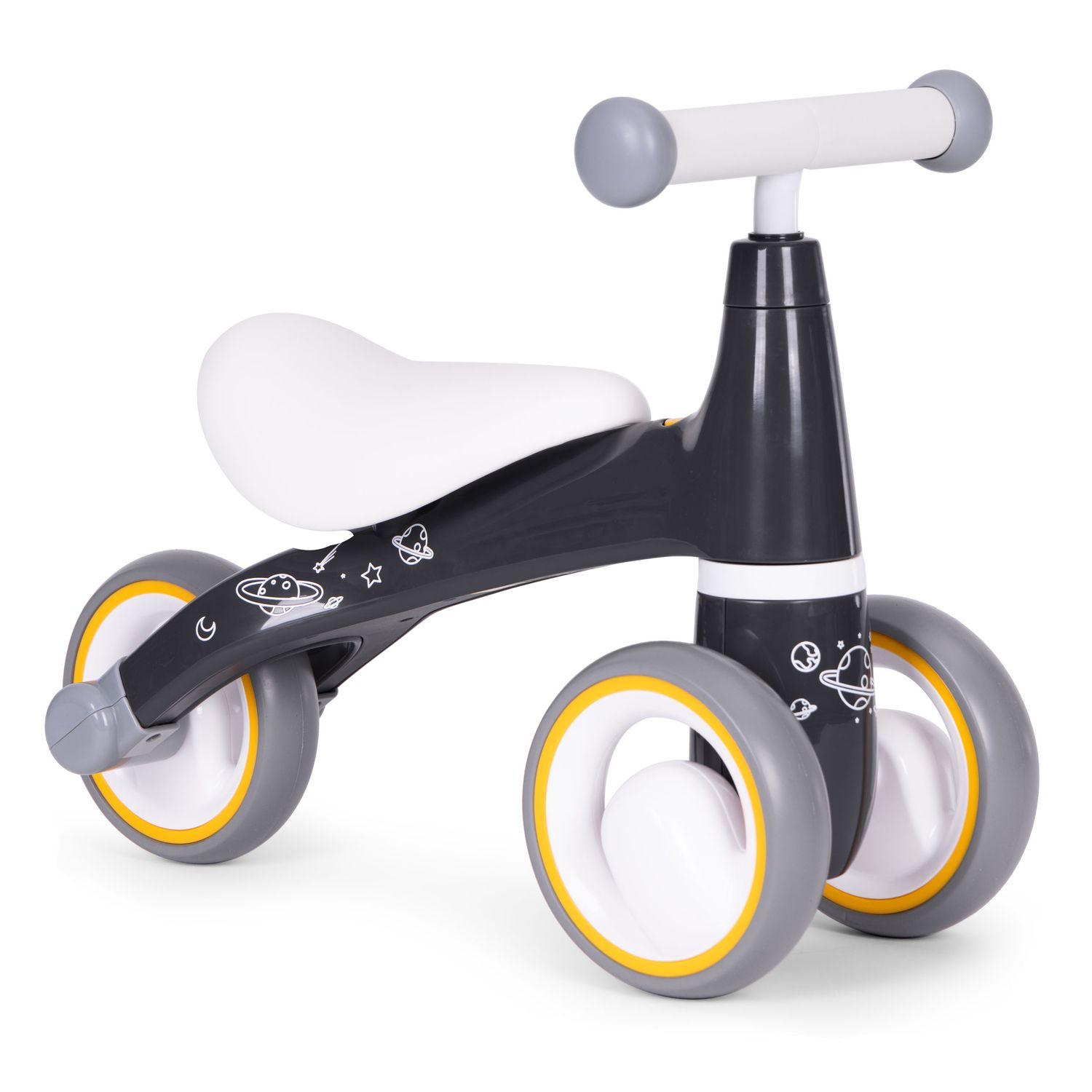 ECOTOYS tasakaalujalgratas lastele, EVA-rattad, "Kosmos" motiiv - Pilt 2