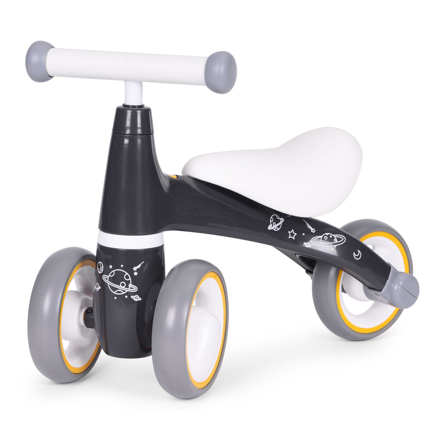 ECOTOYS tasakaalujalgratas lastele, EVA-rattad, "Kosmos" motiiv - Pilt 5