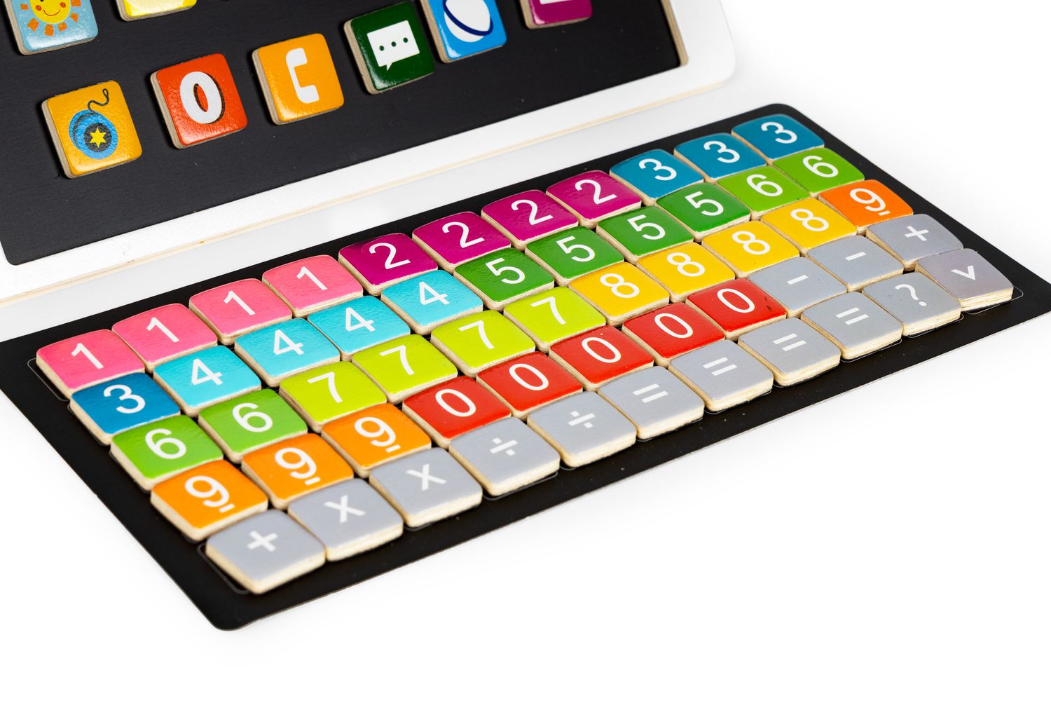 ECOTOYS puidust magnetiline õppetahvel-tablet lastele - Pilt 7