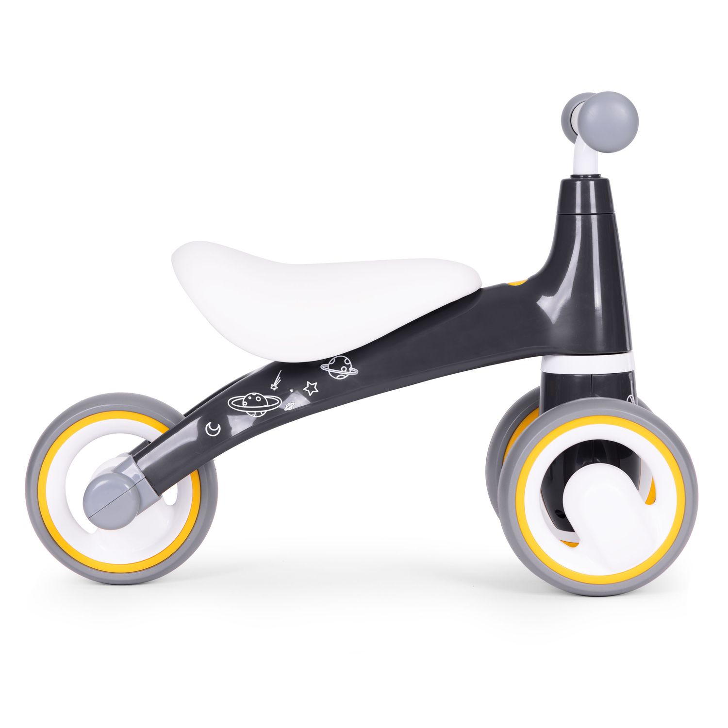 ECOTOYS tasakaalujalgratas lastele, EVA-rattad, "Kosmos" motiiv - Pilt 3
