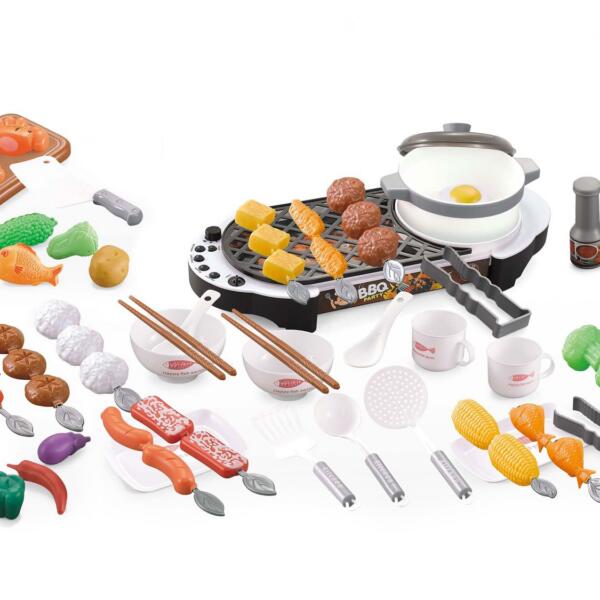 Mini grillikomplekt köögitarvikutega lastele