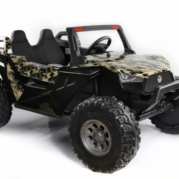 XXL elektriline laste UTV buggy, 4 istekohta, 500W, 24V, 14Ah, kamuflaaždisain