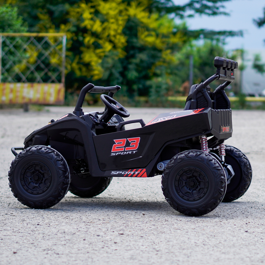 Arrow Dune-Buggy elektriline UTV, 12V 220W, kahekohaline, Premium, must - Pilt 5