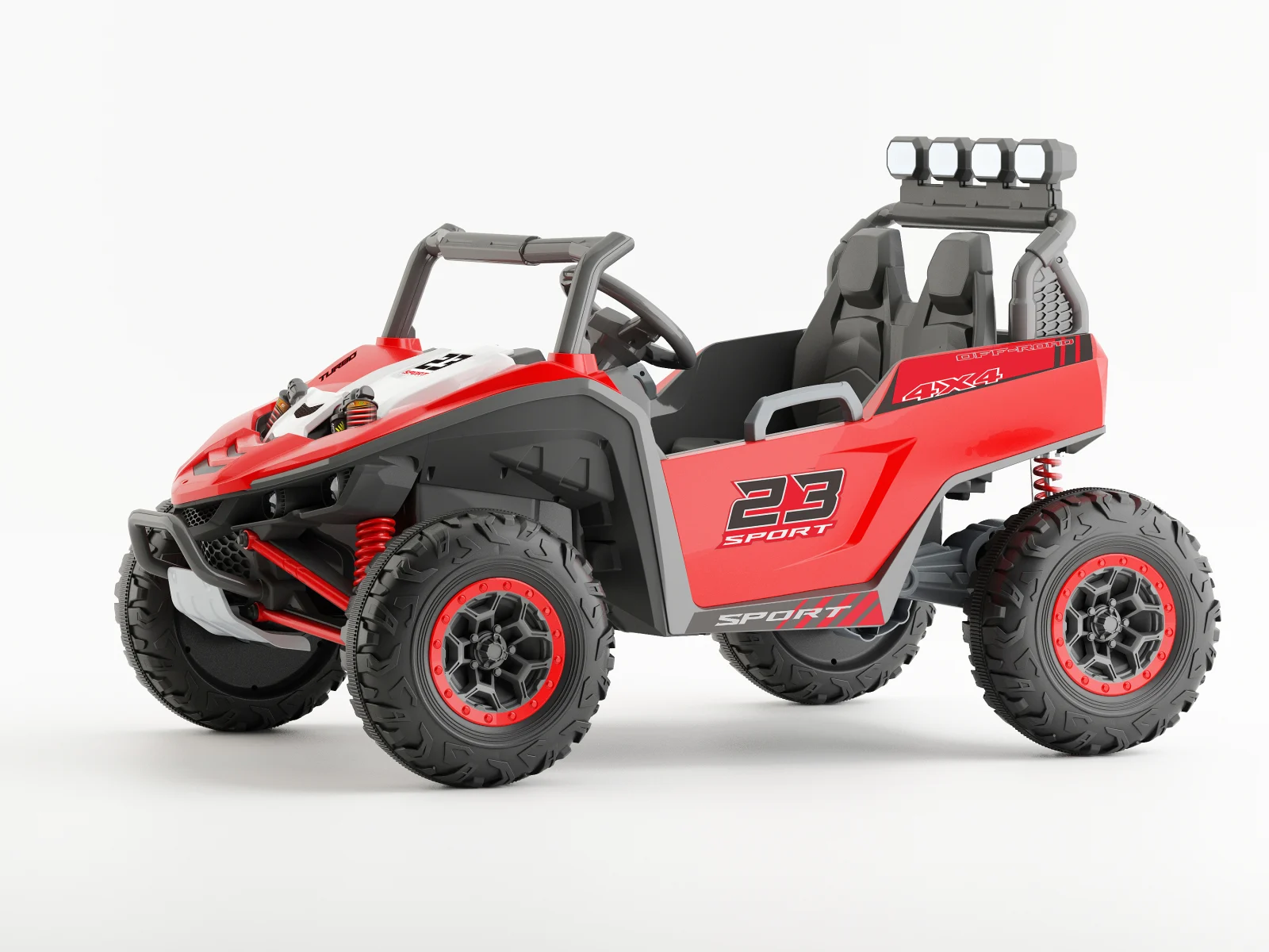 Arrow Dune-Buggy elektriline UTV, 12V 220W, kahekohaline, Premium, punane - Pilt 5