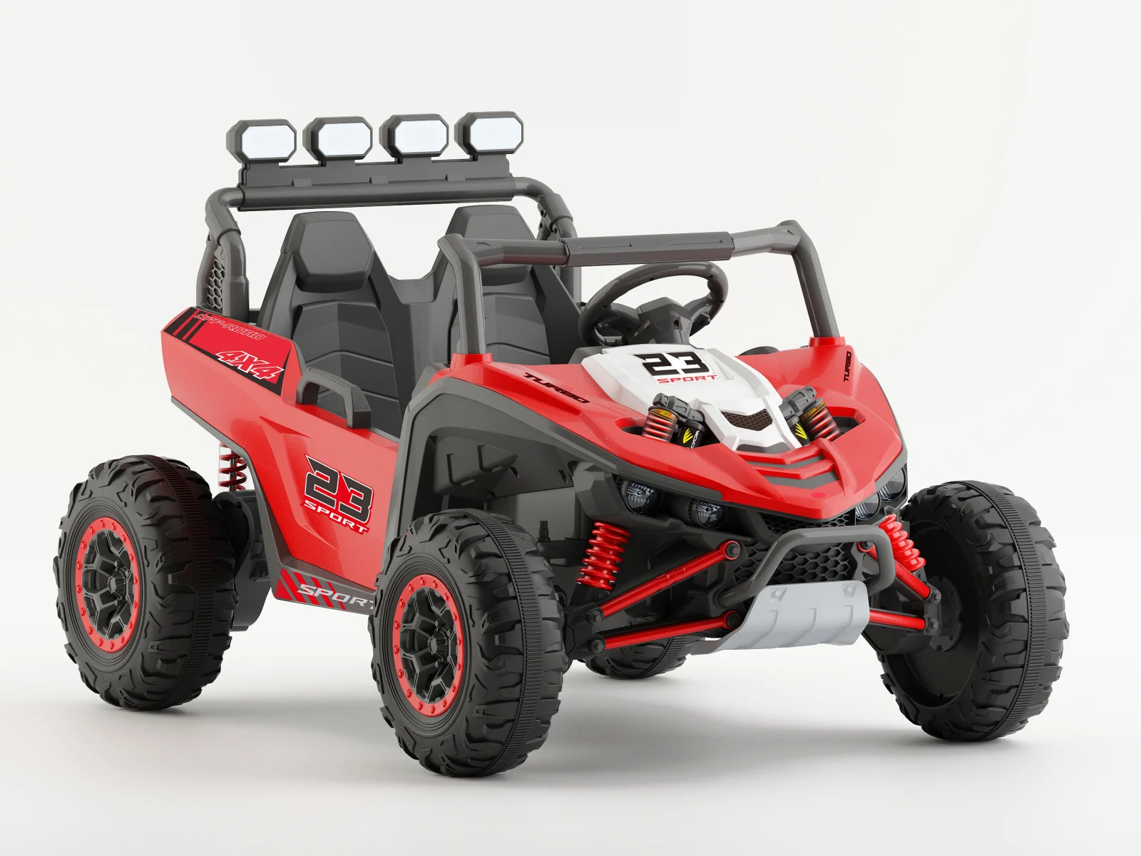 Arrow Dune-Buggy elektriline UTV, 24V 300W, kahekohaline, Premium, punane - Pilt 4