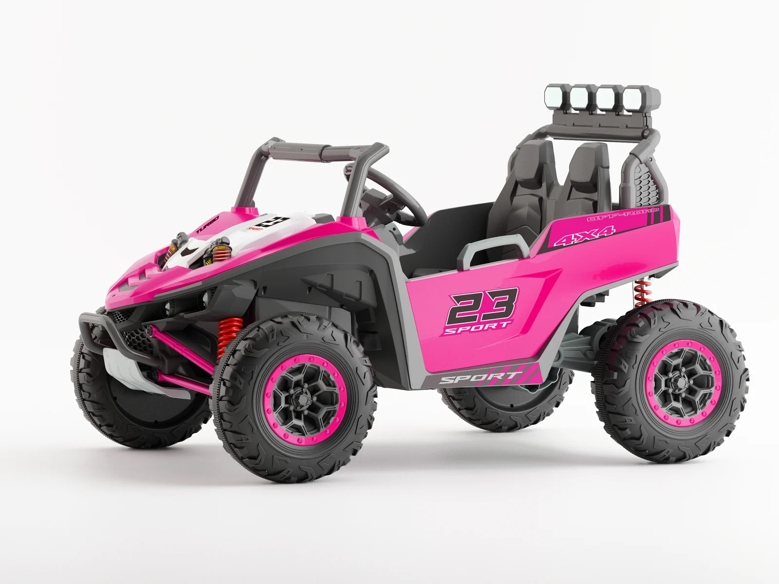 Arrow Dune-Buggy elektriline UTV, 24V 300W, kahekohaline, Premium, roosa - Pilt 2