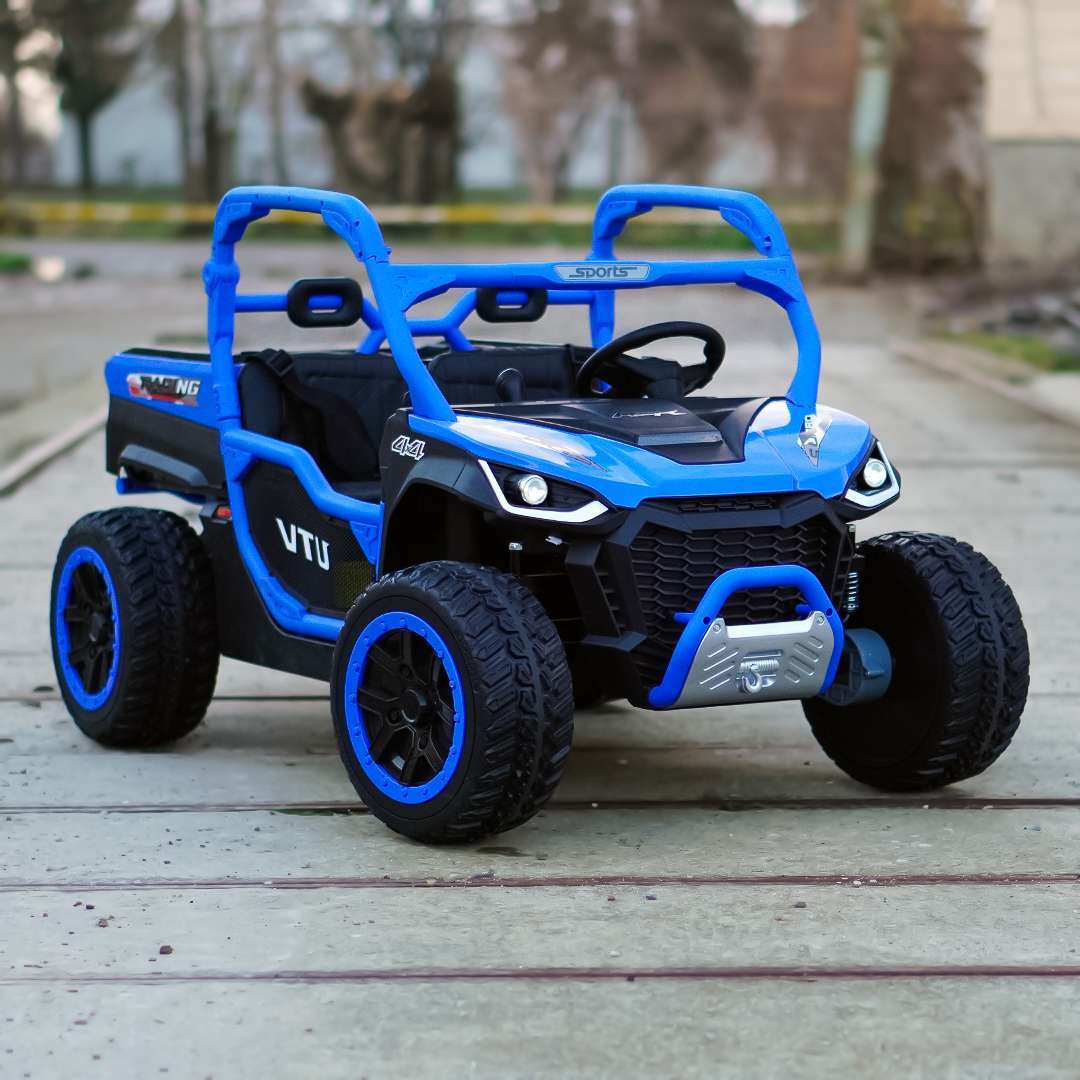 Elektriline lasteUTV Ranger 4x4, 2 istekohta, 300W 24V, Premium, sinine - Pilt 3